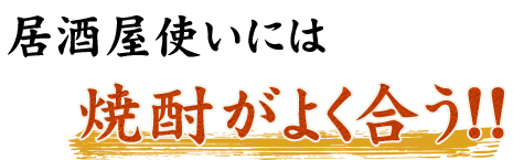 焼酎がよく合う!!
